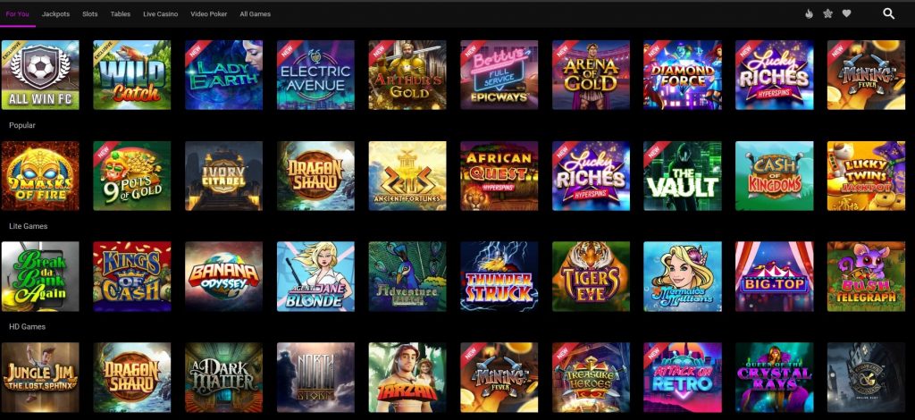 Games list jpc